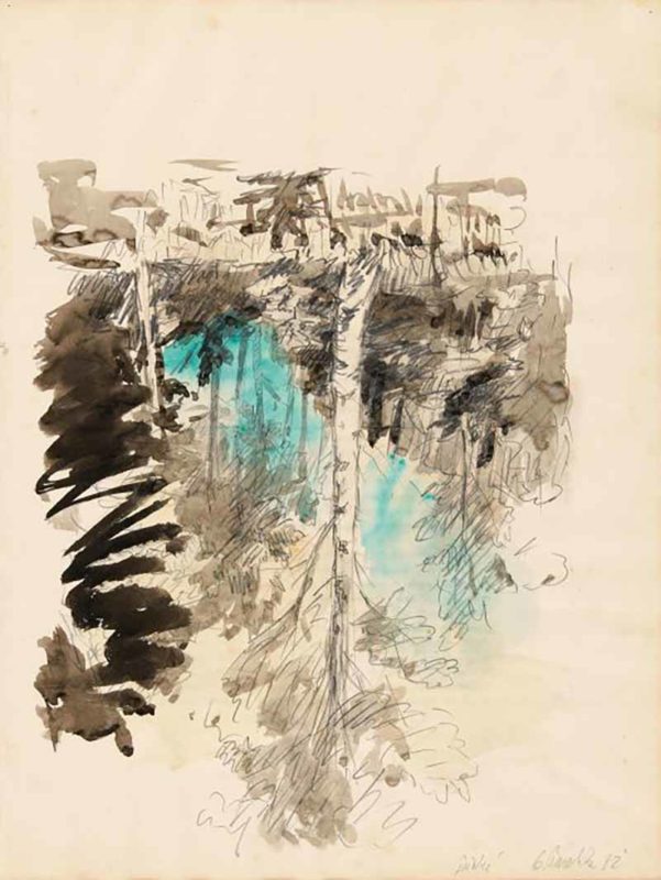 Georg Baselitz - Birke Georg Baselitz - Birke