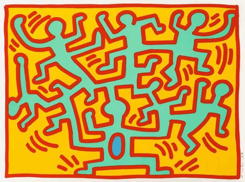 Keith Haring - Growing 4 Keith Haring - Growing 4