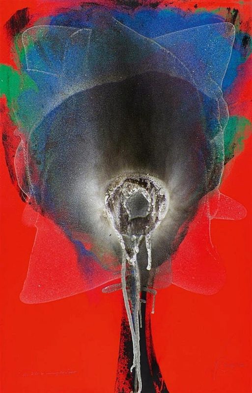 Otto Piene Feuergouache Piene verkaufen