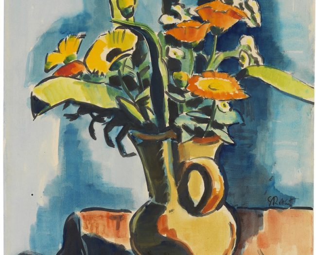 Karl Schmidt-Rottluff Aquarell