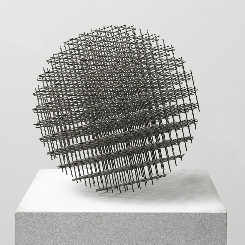 Francois Morellet Sphere Trames Skulptur von Morellet verkaufen